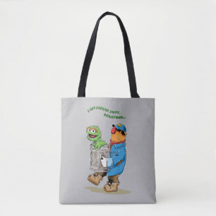 Sesame Street Oscar & Bruno the Garbage Man Tote Bag