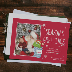 Sesame Street   Oscar Season's Greetings - Photo Holiday Card