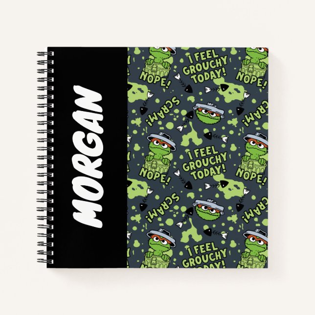 Sesame Street | Oscar the Grouch | Add Name Notebook (Front)