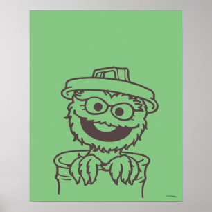 Sesame Street   Oscar the Grouch Bright Poster
