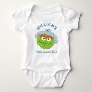 Sesame Street   Oscar the Grouch Family Vacation Baby Bodysuit