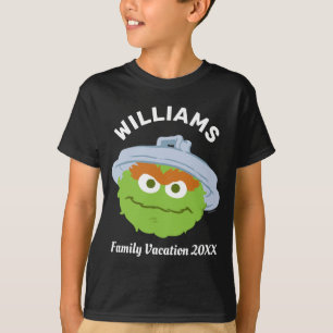 Sesame Street Oscar the Grouch Family Vacation T-Shirt