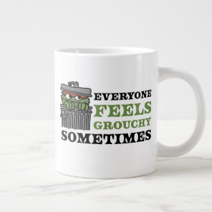 Sesame Street   Oscar the Grouch Feels Grouchy Large Coffee Mug