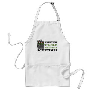 Sesame Street Oscar the Grouch Feels Grouchy Standard Apron