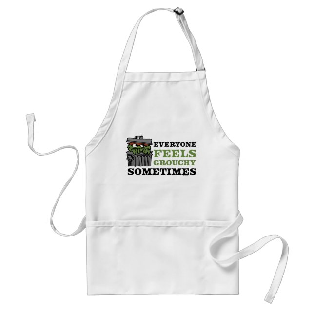 Sesame Street | Oscar the Grouch Feels Grouchy Standard Apron (Front)