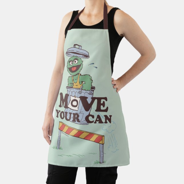 Sesame Street | Oscar the Grouch Move Your Can Apron (Insitu)