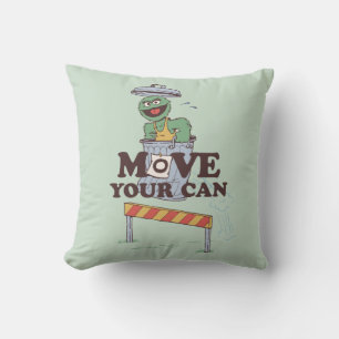 Sesame Street Oscar the Grouch Move Your Can Cushion