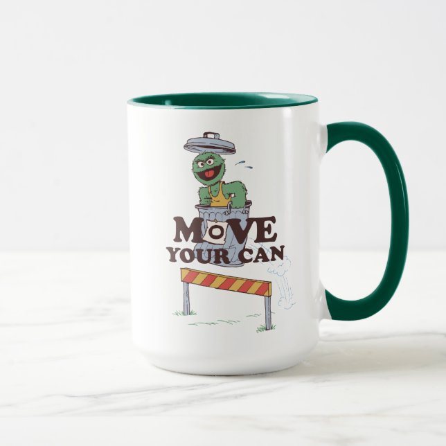 Sesame Street | Oscar the Grouch Move Your Can Mug (Right)