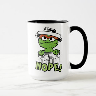 Sesame Street   Oscar the Grouch Nope! Mug