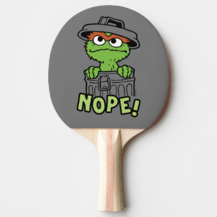 Sesame Street Oscar the Grouch Nope! Ping Pong Paddle