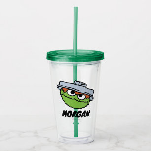 Sesame Street Oscar the Grouch Scram! Add Name Acrylic Tumbler