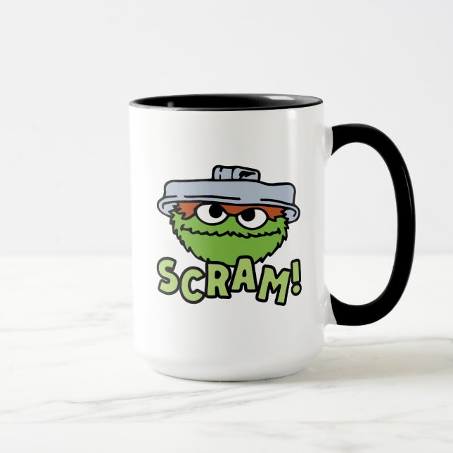 Sesame Street | Oscar the Grouch Scram! Mug (Right)