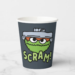 Sesame Street Oscar the Grouch Scram! Paper Cups