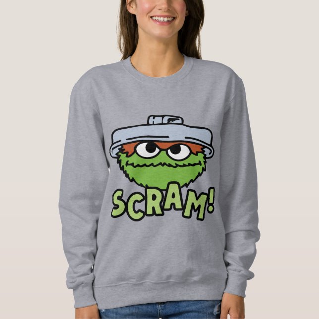 Sesame Street | Oscar the Grouch Scram! Sweatshirt (Front)