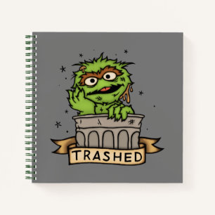 Sesame Street   Oscar the Grouch Trashed Notebook