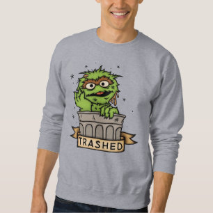 Sesame Street Oscar the Grouch Trashed Sweatshirt