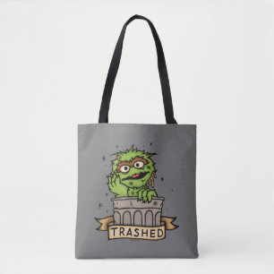 Sesame Street Oscar the Grouch Trashed Tote Bag
