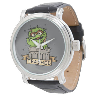 Sesame Street Oscar the Grouch Trashed Watch