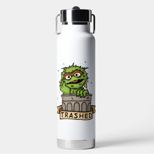 Sesame Street Oscar the Grouch Trashed Water Bottle