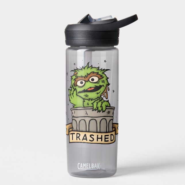 Sesame Street | Oscar the Grouch Trashed Water Bottle (Left)