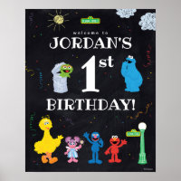 Sesame Street Pals | 1st Birthday Welcome