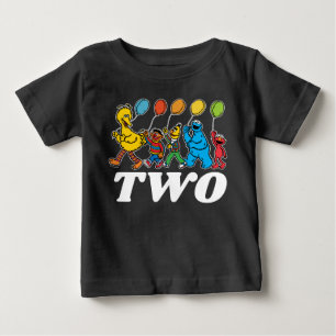 Sesame Street Pals   2nd Birthday Balloons Baby T- T-Shirt