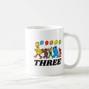 Sesame Street Pals 3rd Birthday Balloons Toddler Coffee Mug