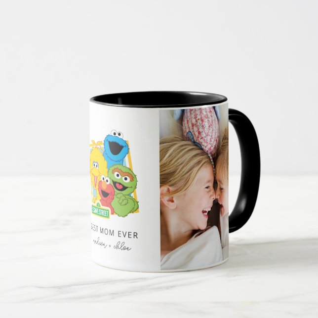 Sesame Street Pals| Best Mum - Photo Mug (Front Right)