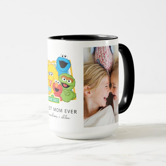 Sesame Street Pals | Best Mum - Photo Mug (Front Right)
