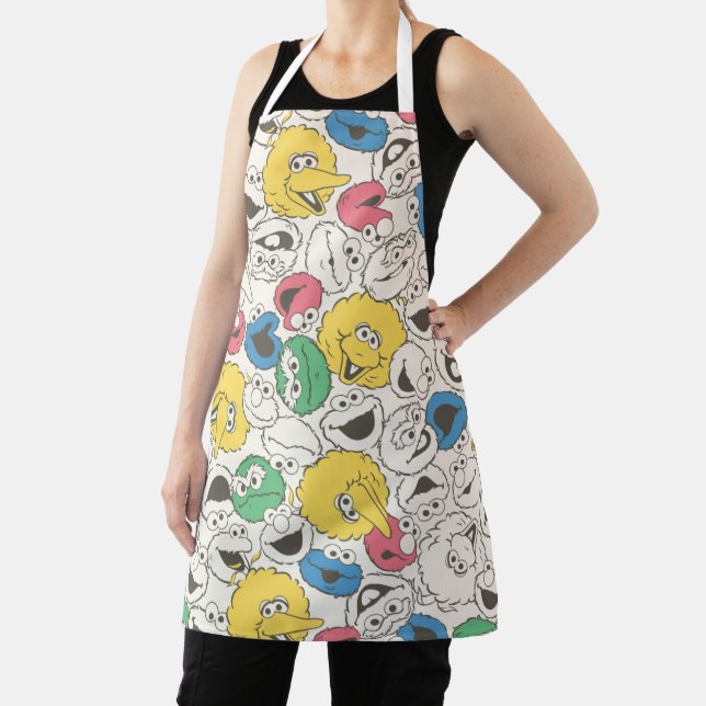 Sesame Street Pals | Big Head Core Pattern Apron (Insitu)