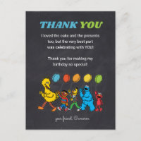 Sesame Street Pals | Birthday Balloons - Thank You
