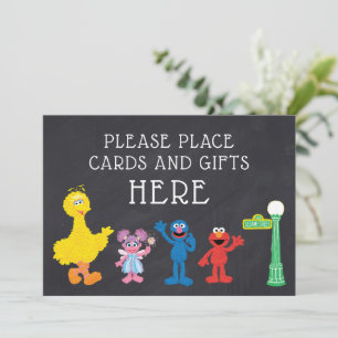 Sesame Street Pals Chalkboard   Cards & Gifts