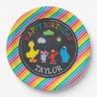 Sesame Street Pals Chalkboard Rainbow Birthday