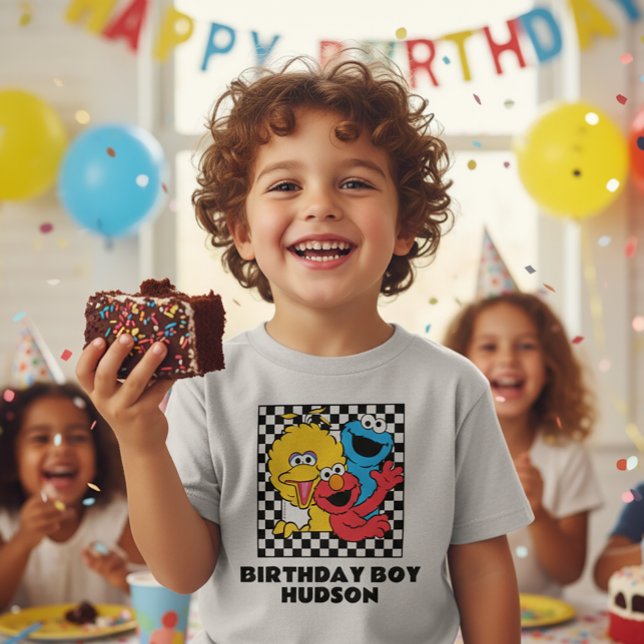Sesame Street Pals Chequered Birthday Boy (Creator Uploaded)