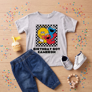 Sesame Street Pals Chequered Birthday Boy