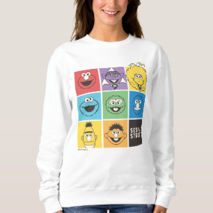 Sesame Street Pals   Colour Blocks Sweatshirt