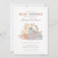 Sesame Street Pals Confetti Baby Shower