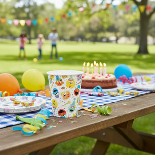 Sesame Street Pals Confetti Birthday Paper Cups