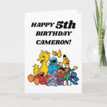 Sesame Street Pals Happy 5th Birthday