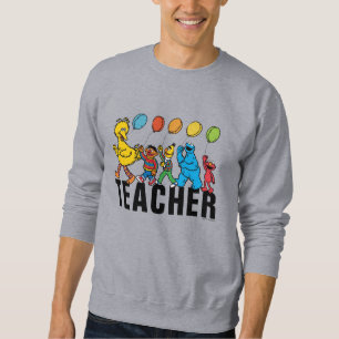 Sesame Street Pals Party Balloons Teacher Sweatshirt