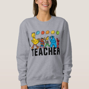 Sesame Street Pals Party Balloons Teacher Sweatshirt