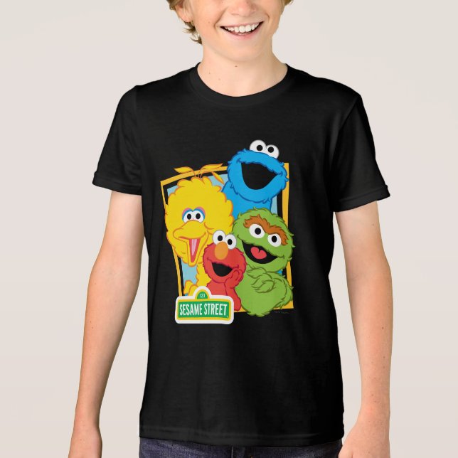 Sesame Street Pals Tri-Blend Shirt (Front)