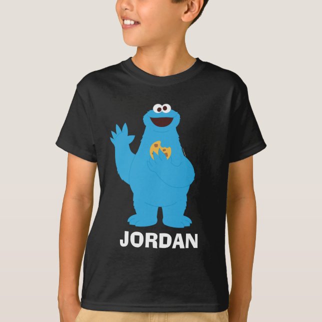 Sesame Street | Personalised Cookie Monster T-Shirt (Front)