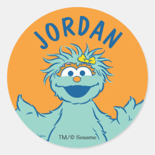Sesame Street   Personalised Rosita Classic Round Sticker