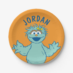 Sesame Street   Personalized Rosita Paper Plate