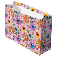 Sesame Street Pink Floral Pattern