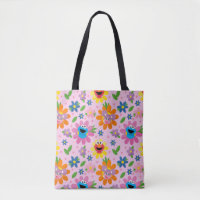 Sesame Street Pink Floral Pattern