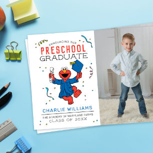 Sesame Street   Preschool Graduate - Photo Announcement
