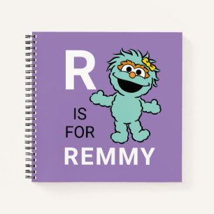 Sesame Street   R is for Rosita   Add Your Name Notebook