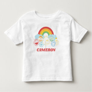 Sesame Street   Rainbow Graphic   Add Your Name Toddler T-Shirt